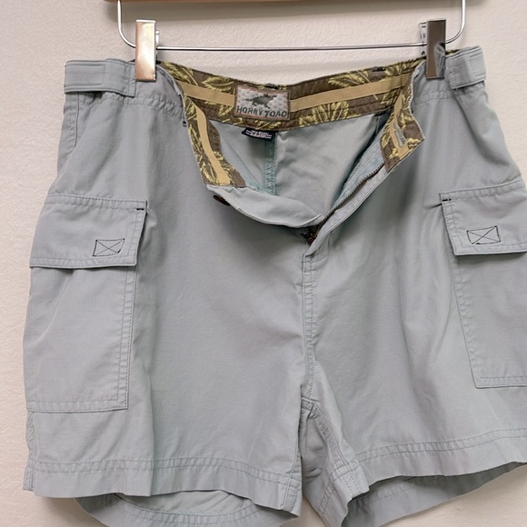 Horny Toad Cargo Shorts, Powder Blue Sz 8 - Picture 2 of 6